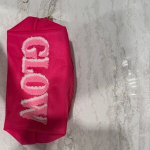 Pink GLOW Cosmetic Bag